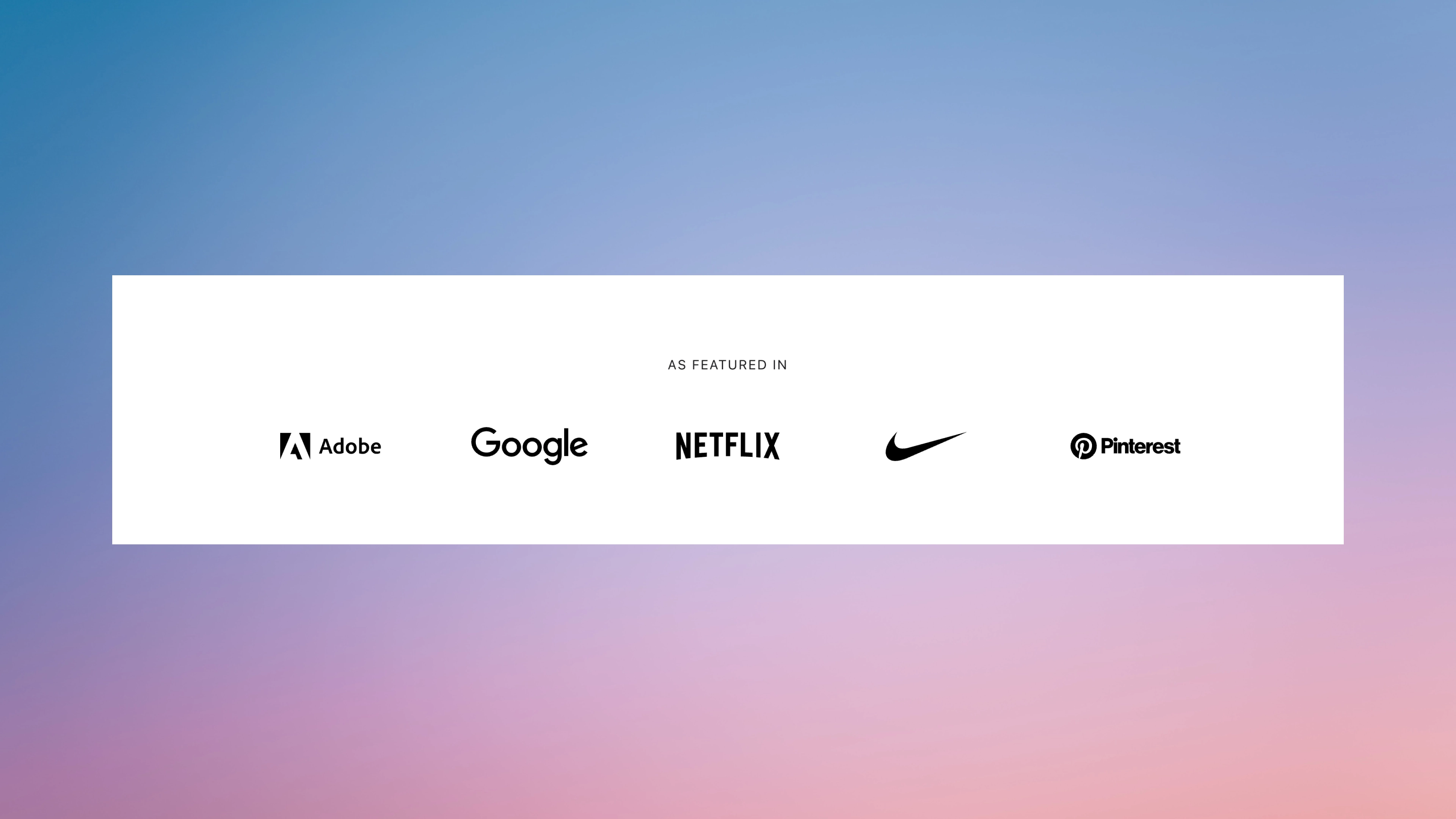 Moshi Ghost Theme Logos section