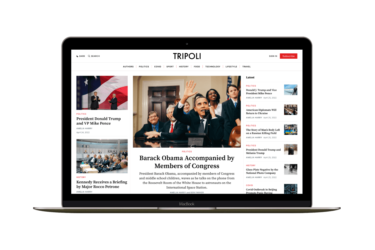Tripoli - Professional Ghost Theme for News & Magazine Websites